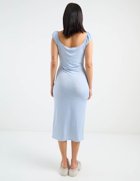 Vestido midi casual Biography para mujer