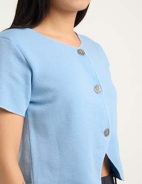 Blusa Biography manga corta para mujer