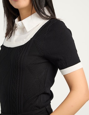 Blusa Biography manga corta para mujer