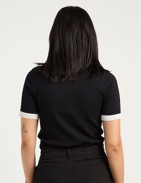 Blusa Biography manga corta para mujer