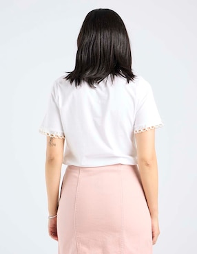 Blusa Biography manga corta para mujer