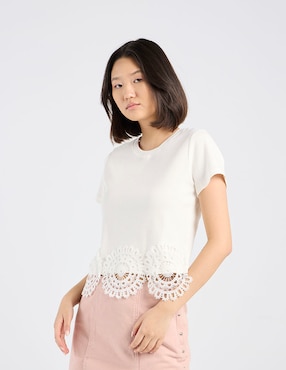 Blusa Biography manga corta para mujer