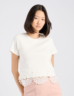 Blusa Biography manga corta para mujer
