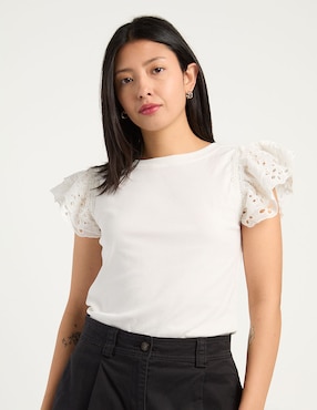 Blusa Biography manga corta para mujer