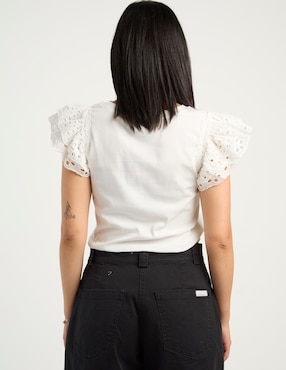 Blusa Biography manga corta para mujer