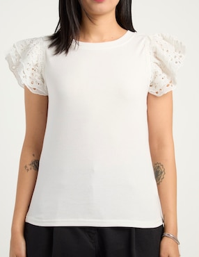 Blusa Biography manga corta para mujer
