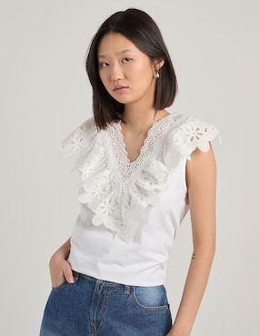 Blusa Biography manga corta para mujer