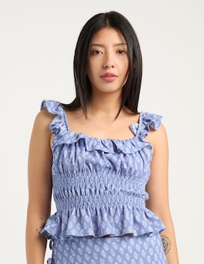 Blusa de tirantes Biography para mujer