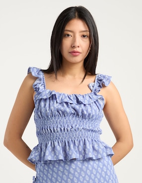 Blusa de tirantes Biography para mujer