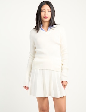 Blusa camisera Biography manga larga para mujer