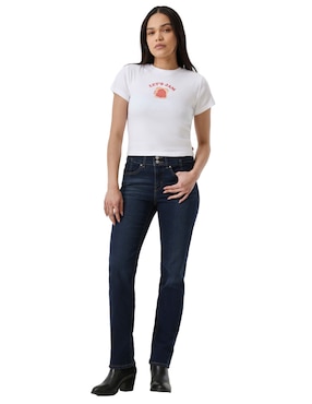 Playera manga corta Levi's cuello redondo para mujer