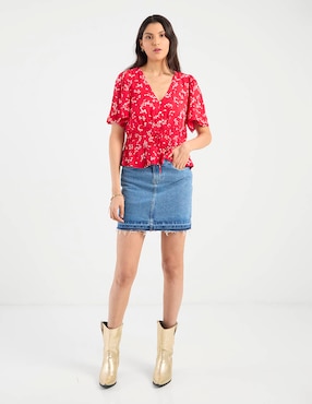 Blusa Levi's manga corta para mujer