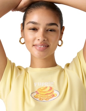 Playera manga corta Levi's cuello redondo para mujer