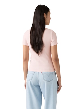 Playera manga corta Levi's cuello redondo para mujer