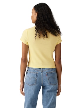 Playera manga corta Levi's cuello redondo para mujer