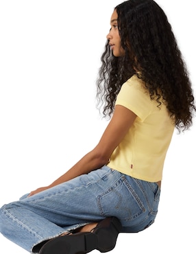 Playera manga corta Levi's cuello redondo para mujer