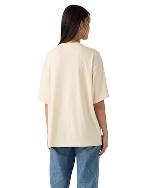 Playera manga corta Levi's cuello redondo para mujer