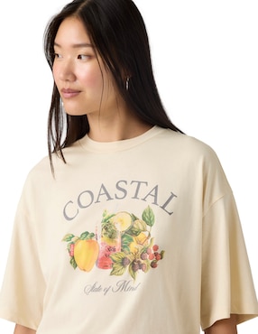 Playera manga corta Levi's cuello redondo para mujer