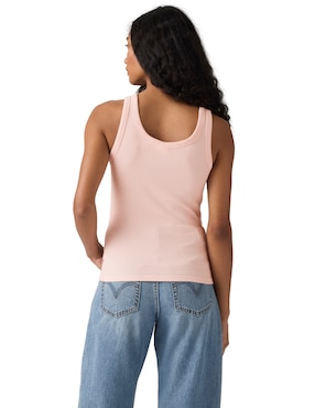 Playera sin manga Levi's cuello redondo para mujer