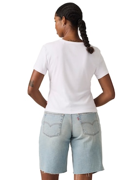 Playera manga corta Levi's cuello redondo para mujer