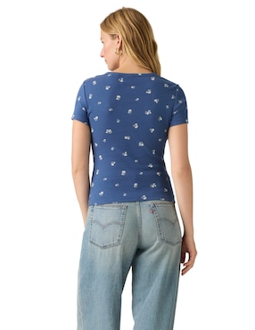 Playera manga corta Levi's cuello redondo para mujer