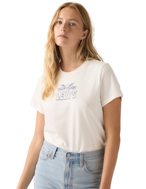 Playera manga corta Levi´s cuello redondo para mujer