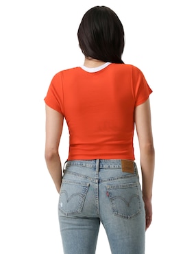 Playera manga corta Levi's cuello redondo para mujer