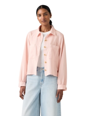 Blusa camisera Levi's manga larga para mujer