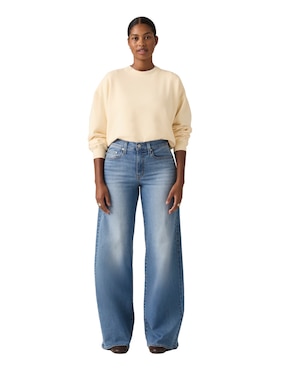 Jeans wide leg cintura levi's 728 para mujer