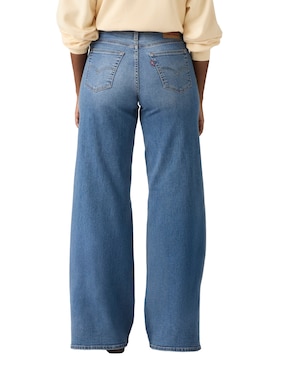 Jeans wide leg cintura levi's 728 para mujer