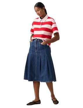 Falda midi Levi's a la cintura