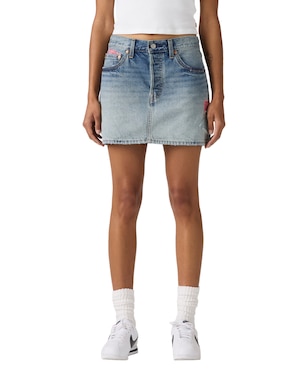 Falda midi Levi's a la cintura