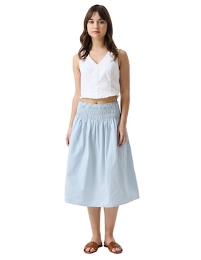 Falda midi Levi's a la cintura