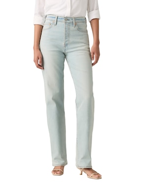 Jeans slim cinturaa media Levi's para mujer