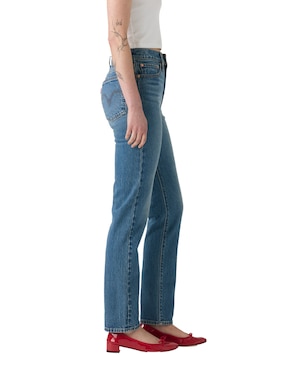 Pantalón straight levi's slim para mujer