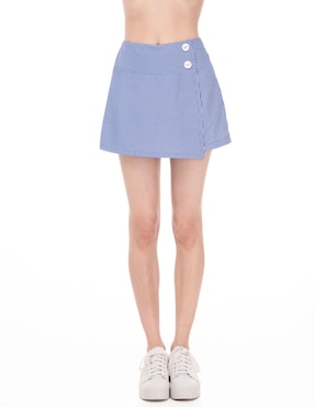 Falda short mini Sarah Bustani a la cintura