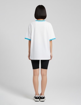 Playera manga corta Wall-e cuello redondo para mujer