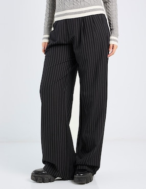 Pantalón relaxed Coffee Bean regular para mujer