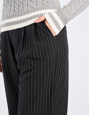 Pantalón relaxed Coffee Bean regular para mujer