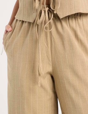 Pantalón easy pant Coffee Bean amplio para mujer