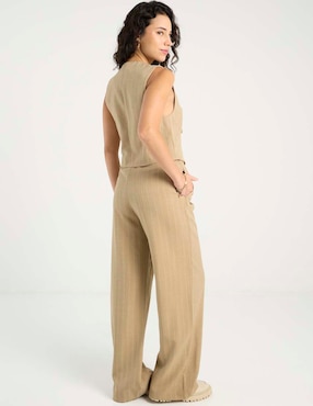 Pantalón easy pant Coffee Bean amplio para mujer