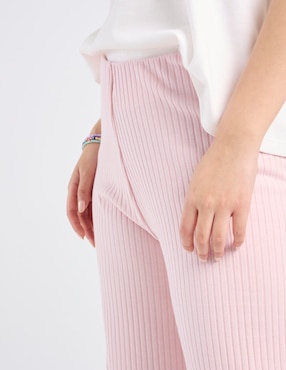 Pantalón relaxed Coffee Bean straight para mujer