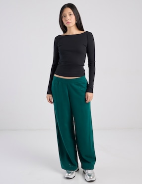 Pants amplio Hollister con elástico para mujer