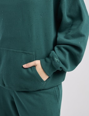 Sudadera con capucha y bolsa Hollister para mujer