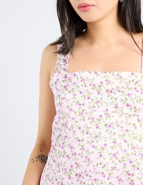 Vestido mini casual Coffee Bean para mujer