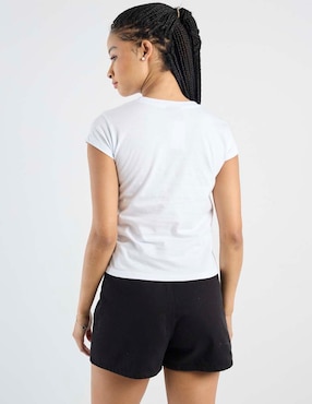 Playera manga corta 47St cuello redondo para mujer