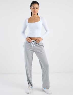 Pants regular 47st con jareta para mujer