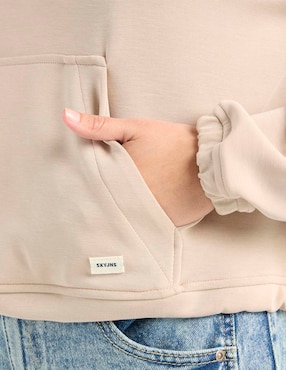 Sudadera con capucha y bolsa Sexy Jeans para mujer