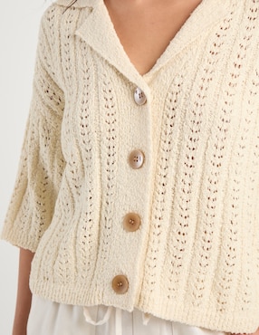 Blusa camisera That's It manga al codo para mujer