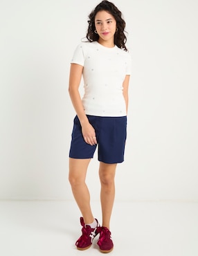 Playera manga corta That's It cuello redondo para mujer